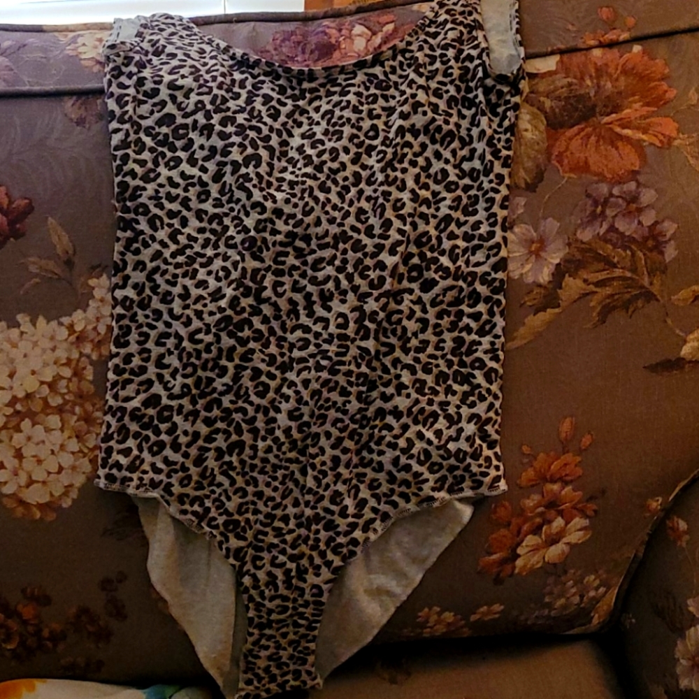 Leopard body suit